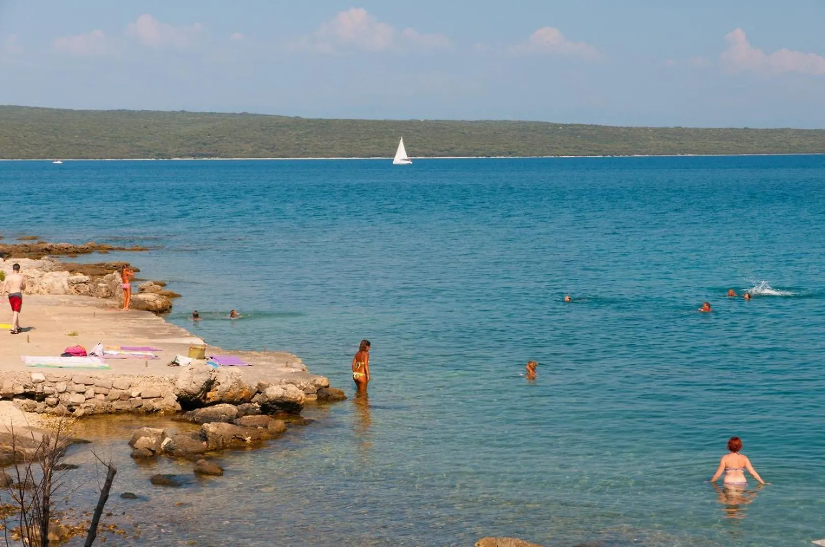 Charming Holiday House Bella 250M From The Beach Villa Nerezine